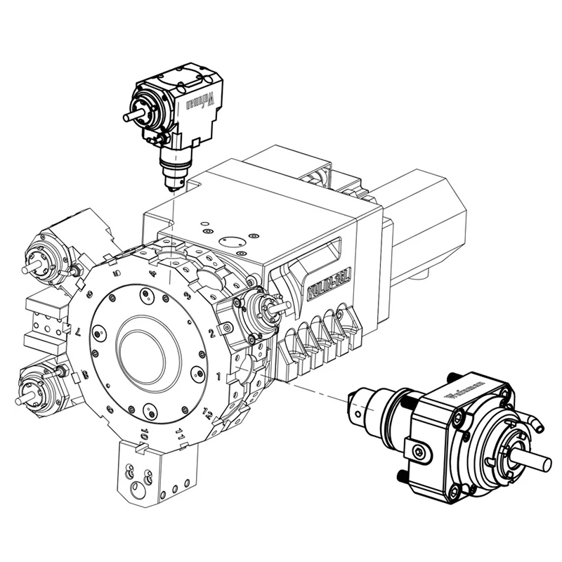 Power Tools Manual - ER20/25/32BMT 터닝 및 밀링용 파워 터렛
