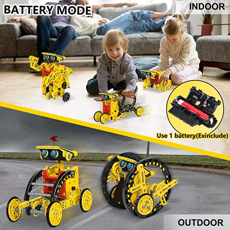 12 in 1 과학 실험 태양 로봇 장난감 DIY 빌딩 - Power Tools Kids 리뷰 및 가격