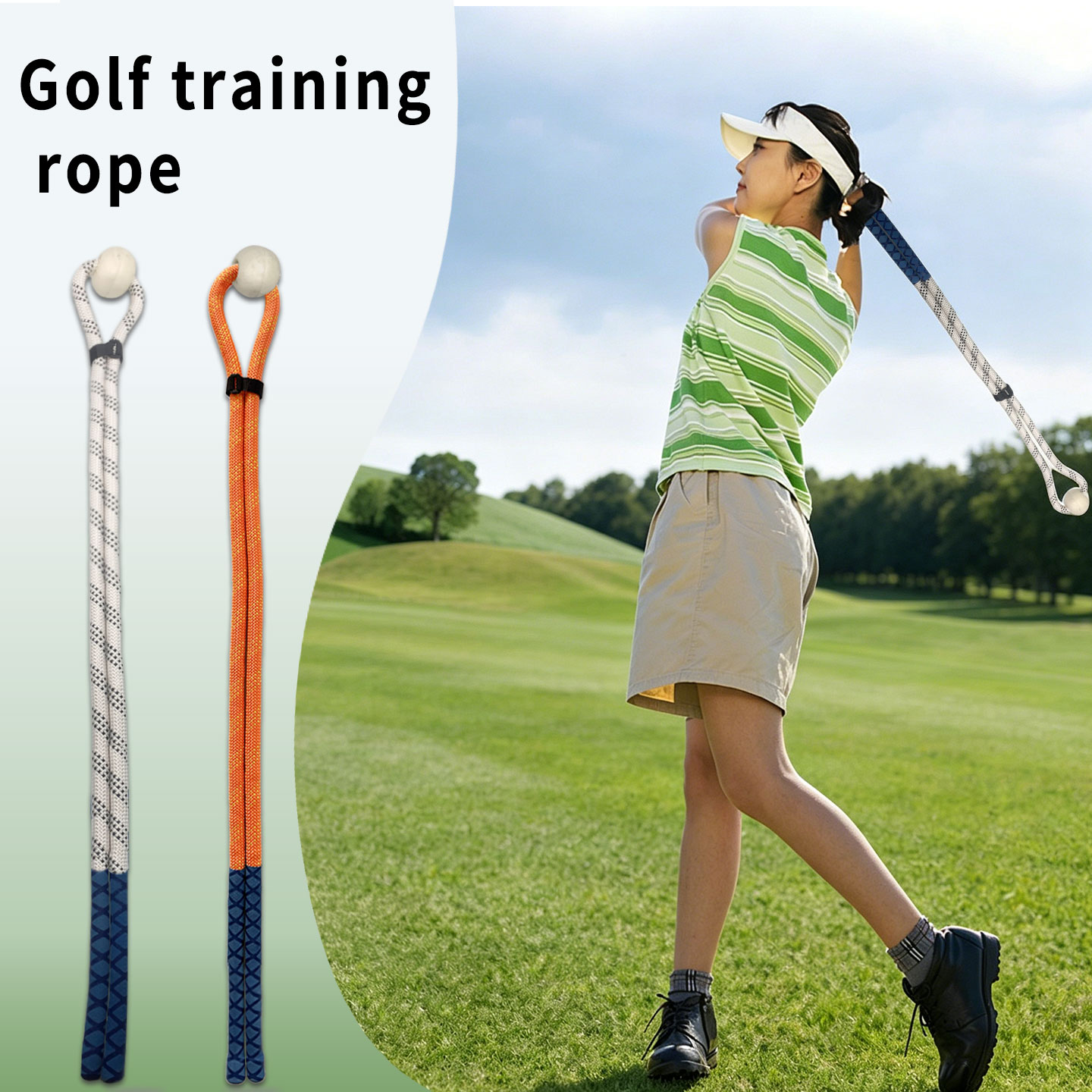 골프 스윙 트레이너, 템포 스윙 연습 도구, 파워 로프 - Power Tools Training 리뷰 및 가격