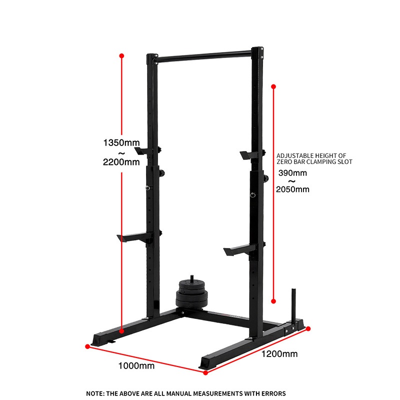 조절 가능한 스쿼트 랙, 고품질 바벨 피트니스 스탠드, - Power Tools Training 리뷰 및 가격