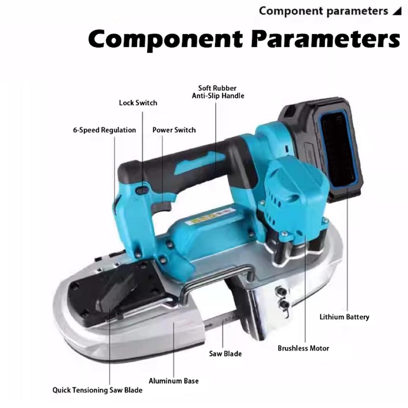 490W 휴대용 브러시리스 밴드쏘 무선 전동톱 리튬 배 - Power Tools Hand Held 리뷰 및 가격