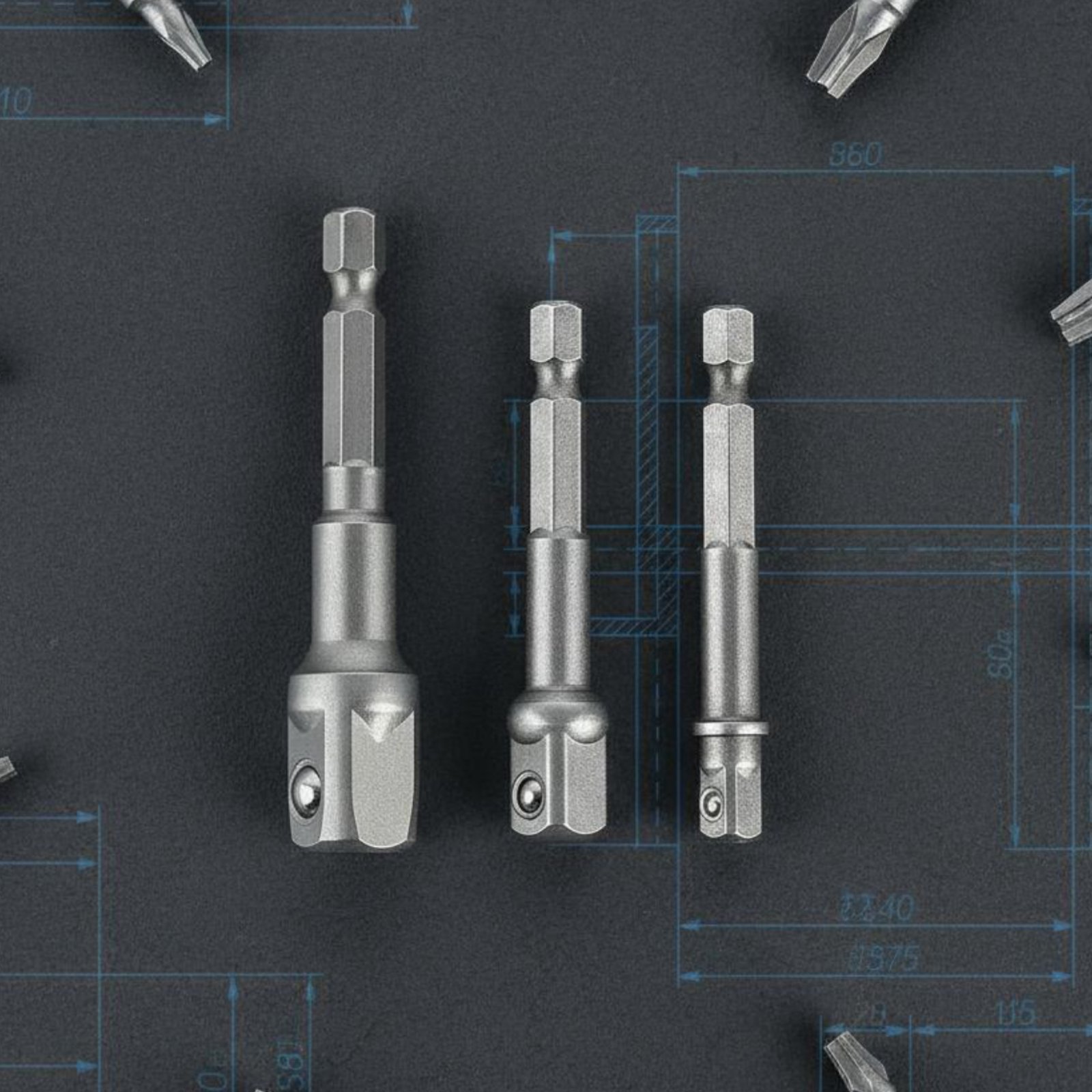 4개의 매력적인 전원 어댑터 세트, 견고한 내구성의 네 - Power Tools Technician 리뷰 및 가격