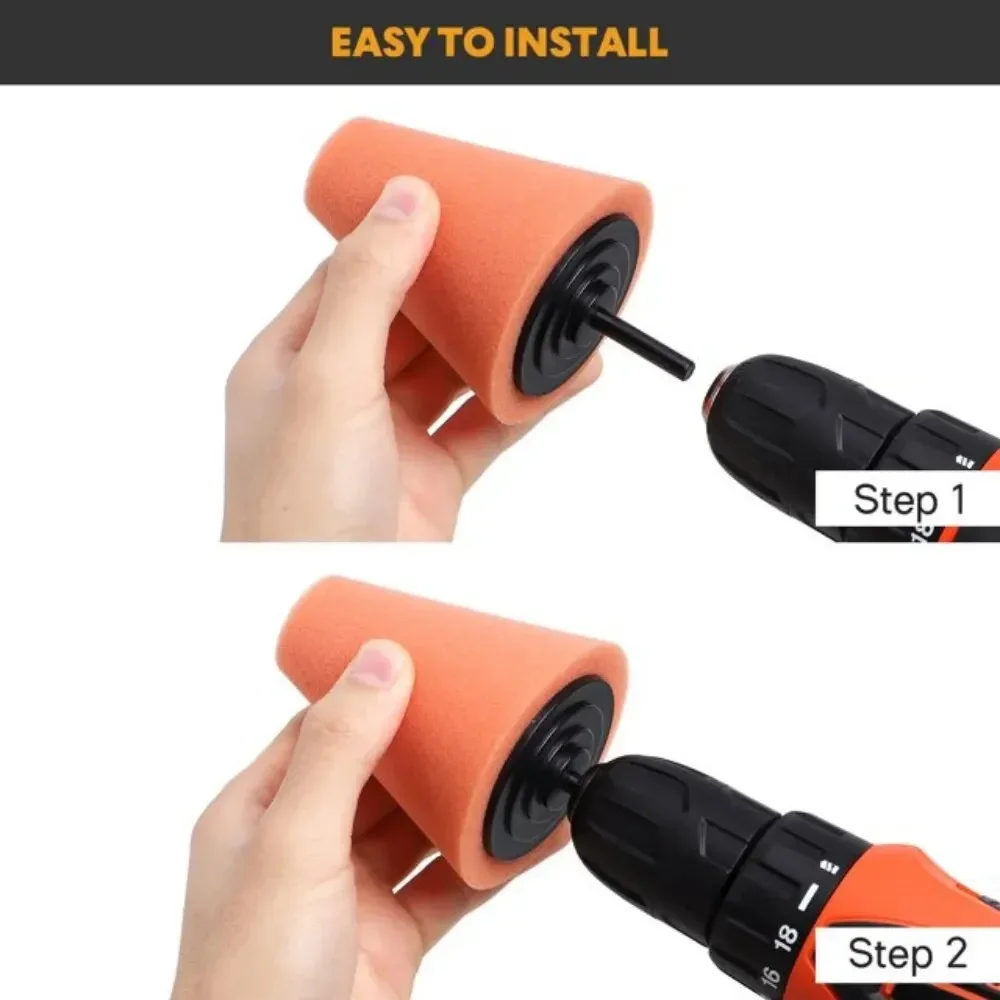 자동차 드릴 광택 스펀지 패드 키트 허브 광택 패드 금 - Power Tools Spare Parts 리뷰 및 가격