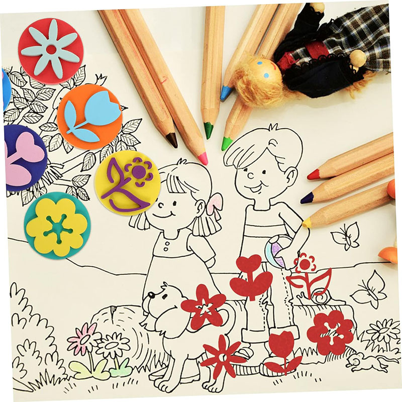 그림에 대 한 6 개/가방 거품 우표 귀여운 동물 미소 - Power Tools Kids 리뷰 및 가격
