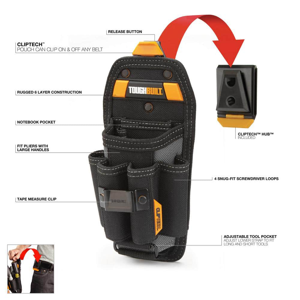 터프빌트 TB-CT-36-L6 테크니션 6포켓 파우치  - Power Tools Technician 리뷰 및 가격
